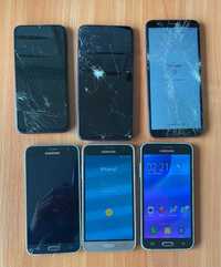 Telefony Samsung A40, A10, J4+, J3 uszkodzone na części