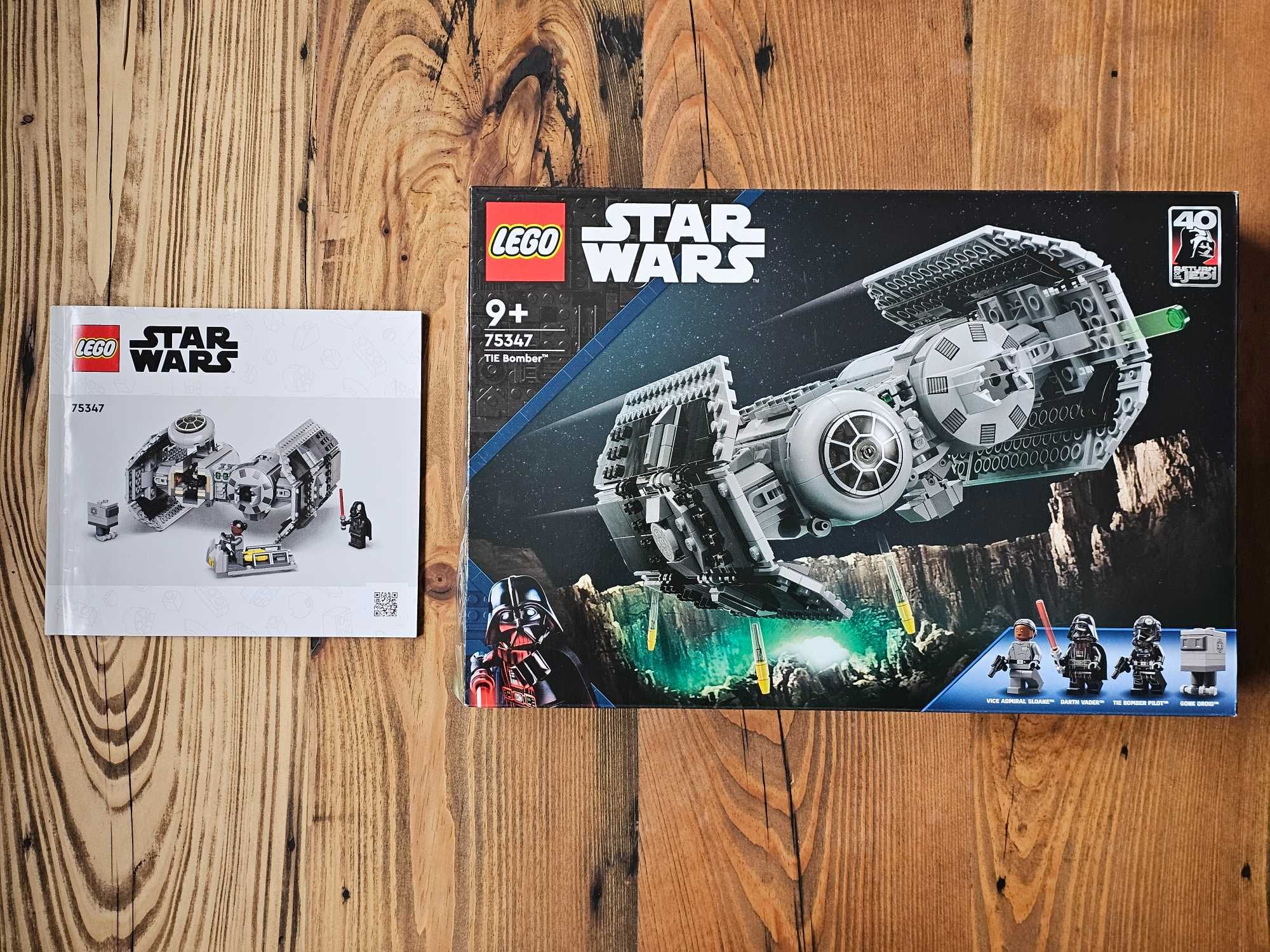 LEGO 75347 - TIE Bomber - Pudełko / Karton oraz instrukcja