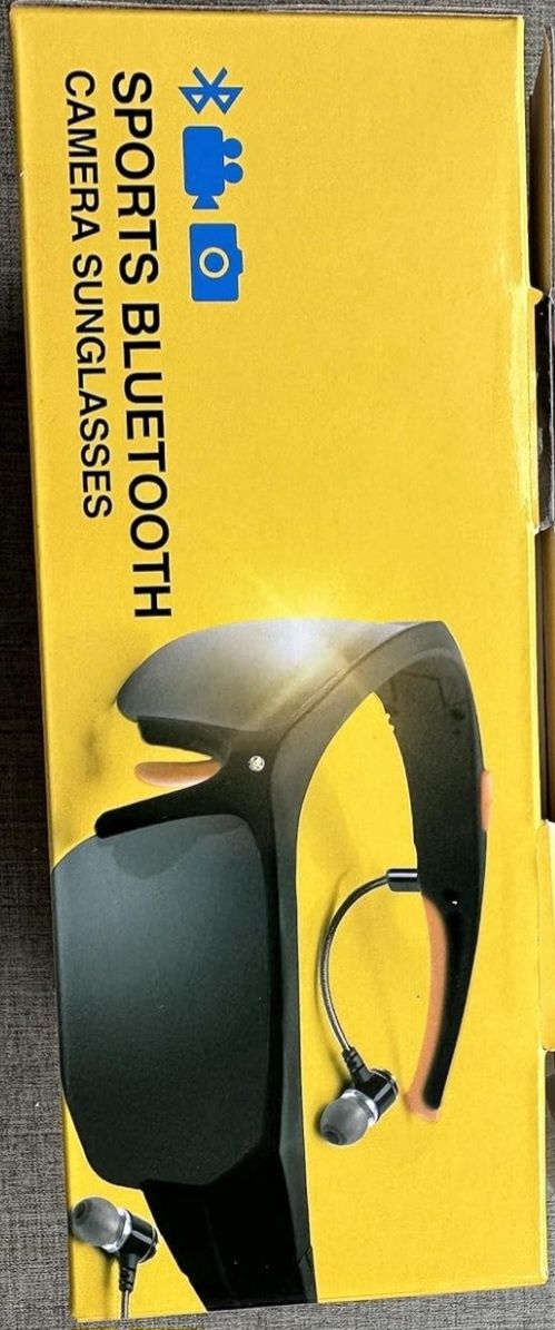 Okulary przeciwsłoneczne z kamerą i słuchawkami Bluetooth