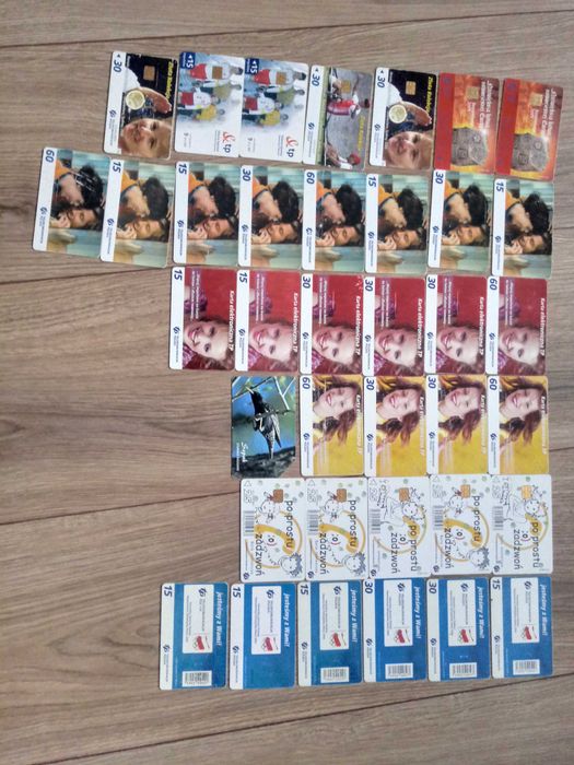 Karty telefoniczne tp - 1 zl