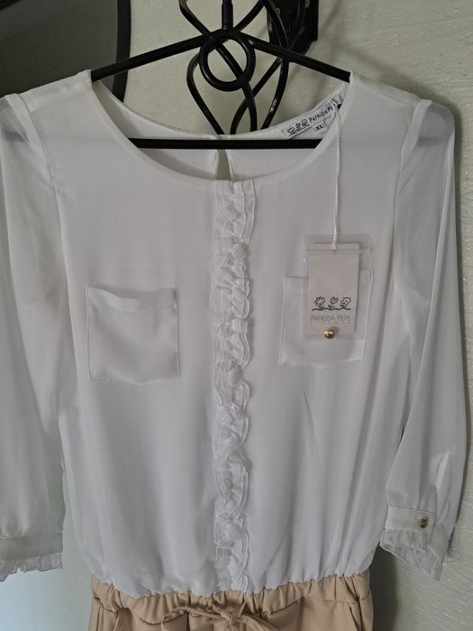 Kombinezon Patrizia Pepe..rozmiar z metki włoskie Xl...Ale dobre na S