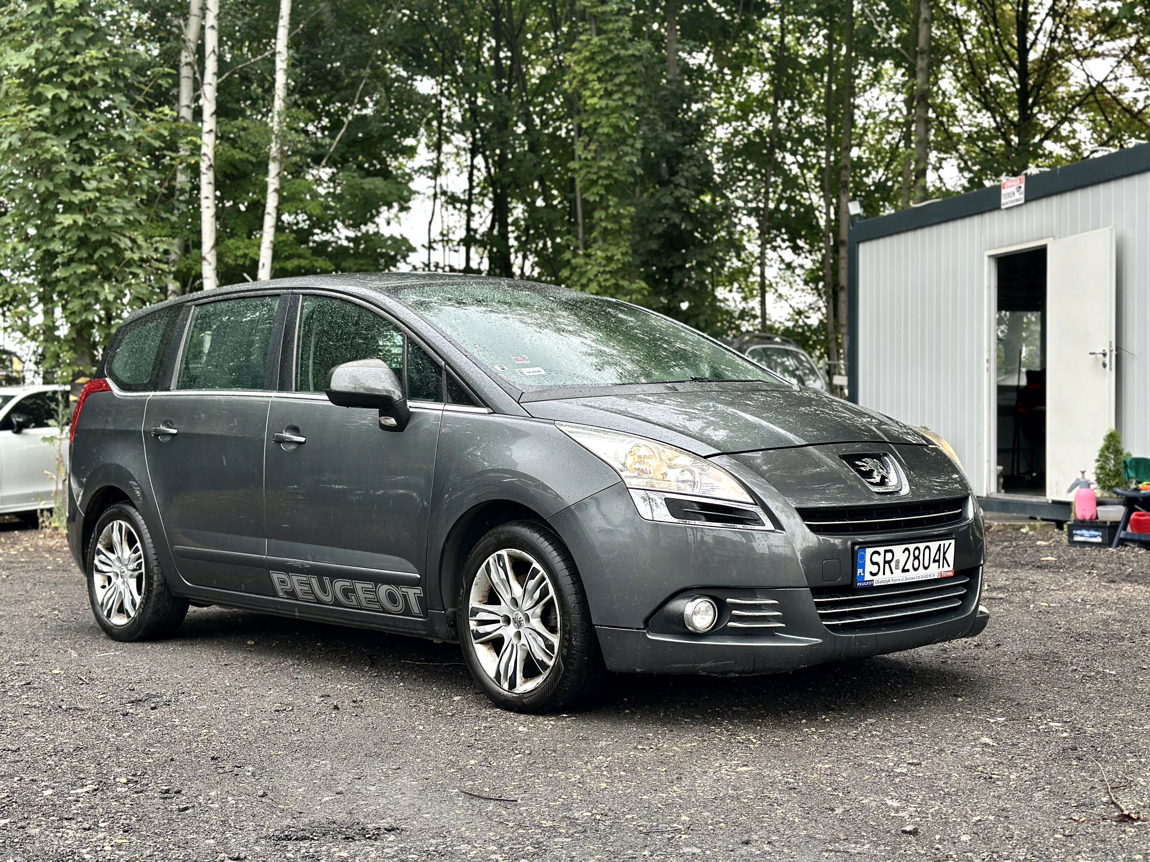 Peugeot 5008 2.0HDi 7os. 2010r. Kamera HeadUp Monitory Czujniki