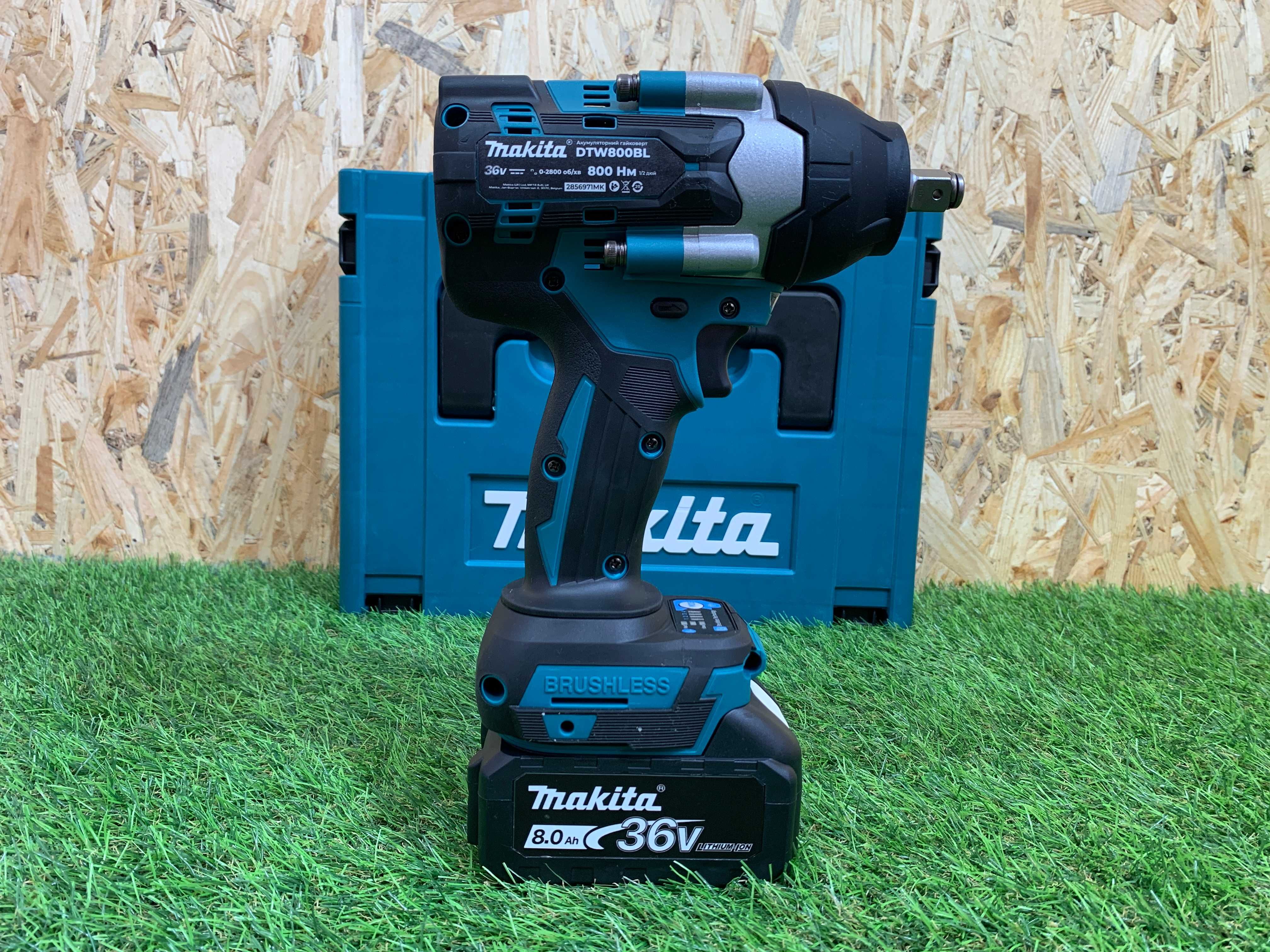 Гайковерт Ударний Акумуляторний Makita DTW800BL (36V/8A) Li-ion 800Nm