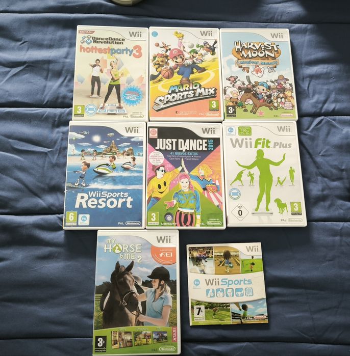 WII com acessórios e jogos  excelente estado