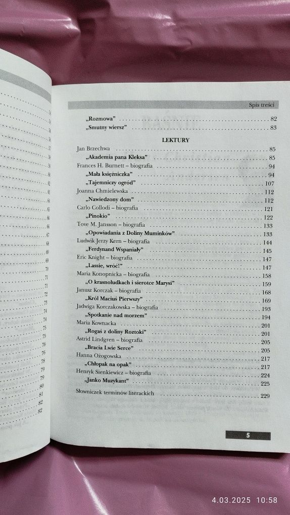Powtórka z literatury streszczenia omówienia lektur klasa 4