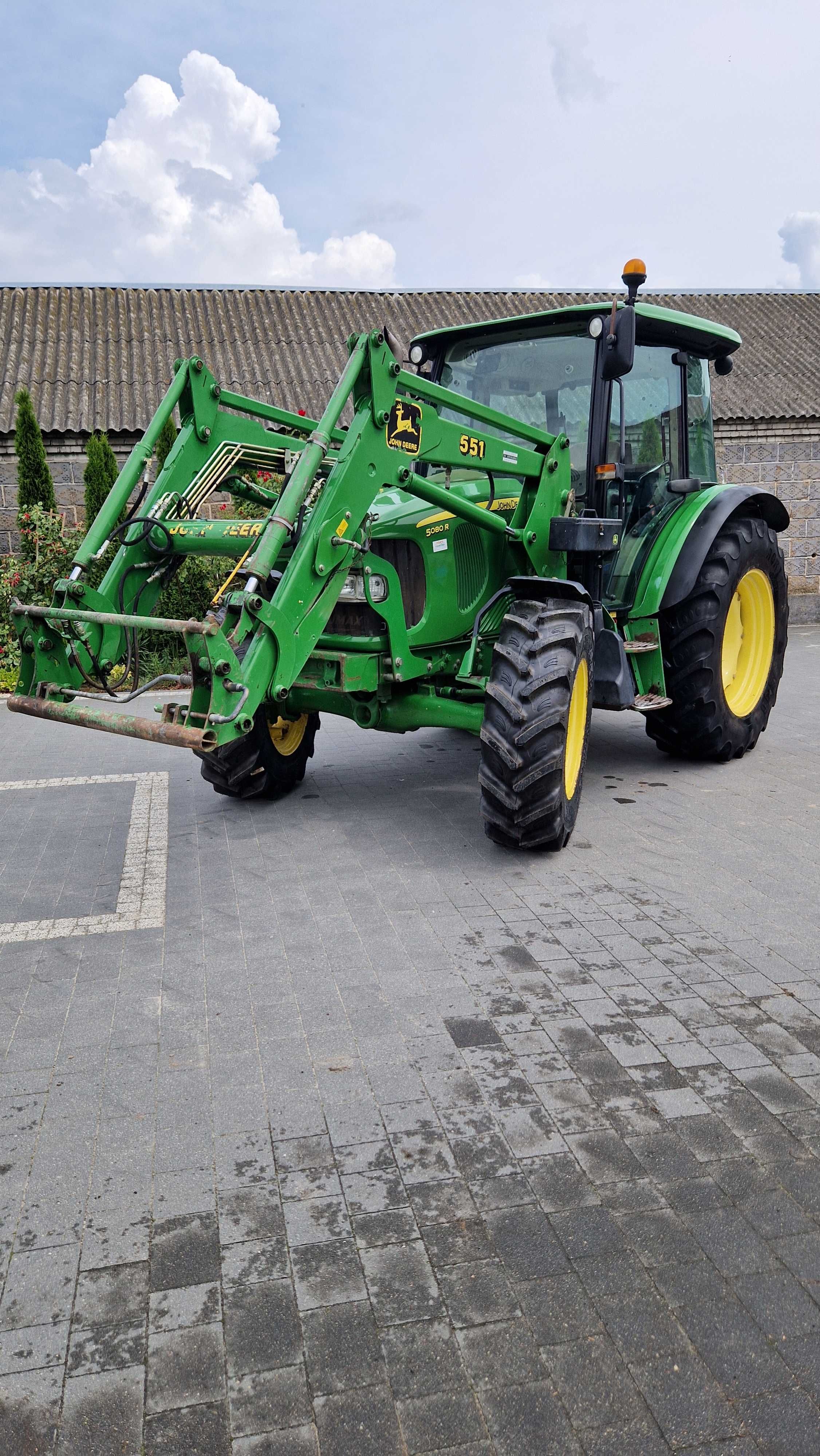 John Deere 5080R Cały w oryginale