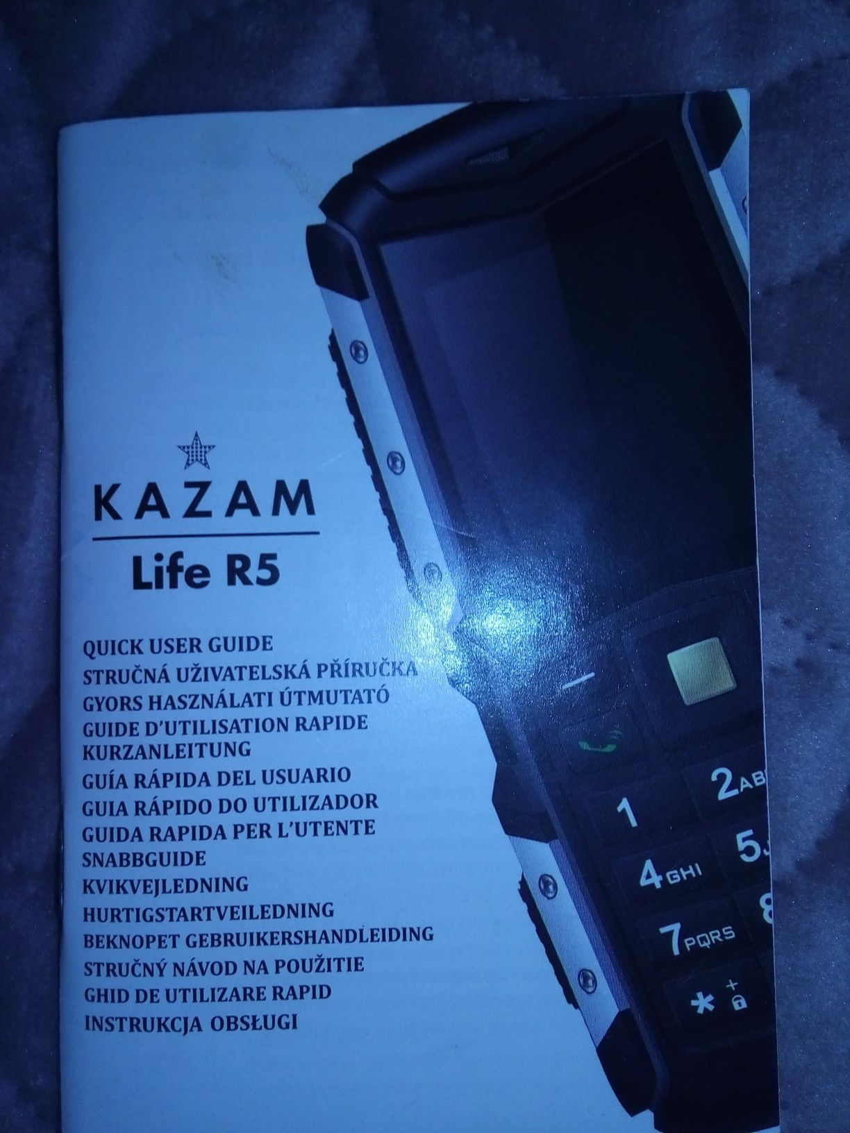 Telefon pancerny Kazam life r5