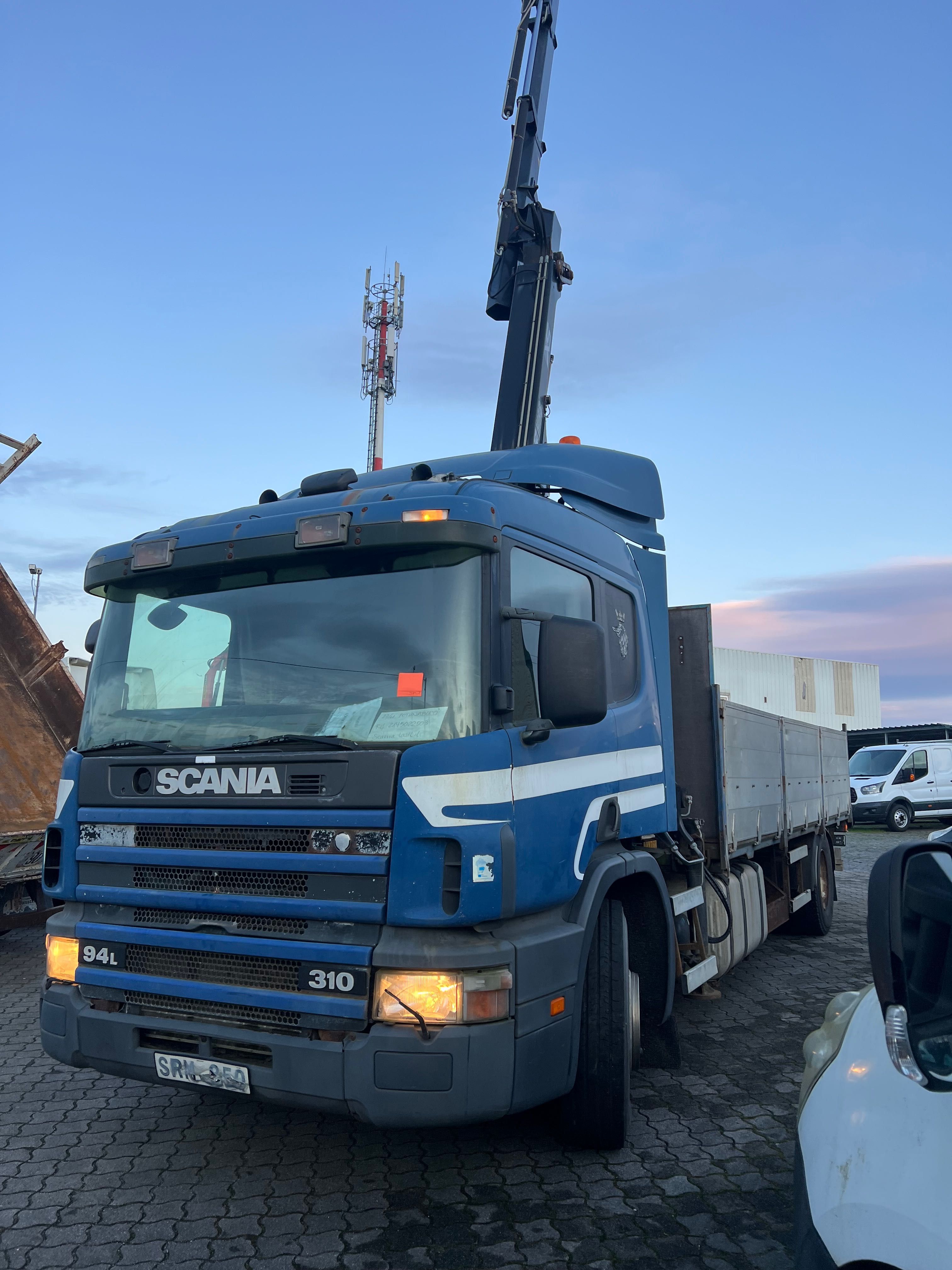 SCANIA P94 GRUA HIAB 144 .2012 Radiocomando
