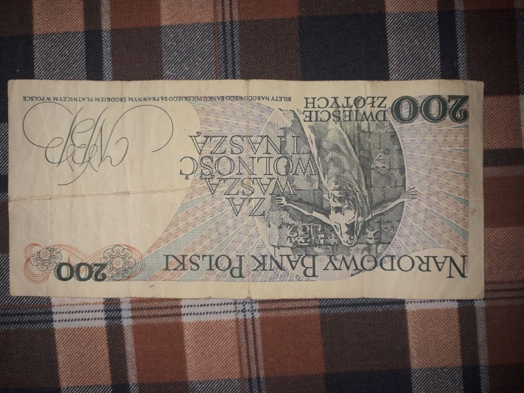 Banknoty PRL 200zł