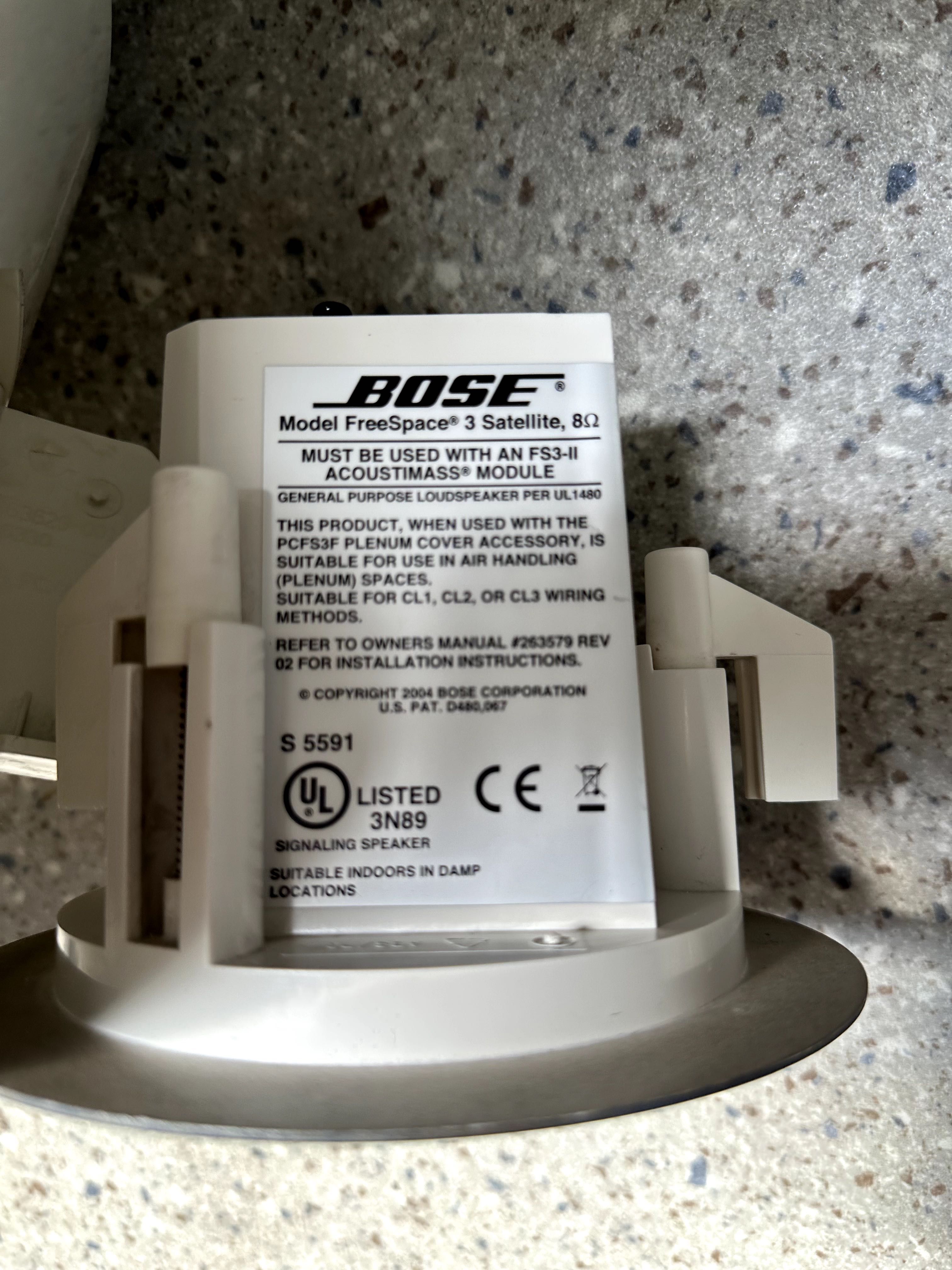 Zestaw głośników Bose FreeSpace 3 3.1 + wzmacniacz DXA 2120