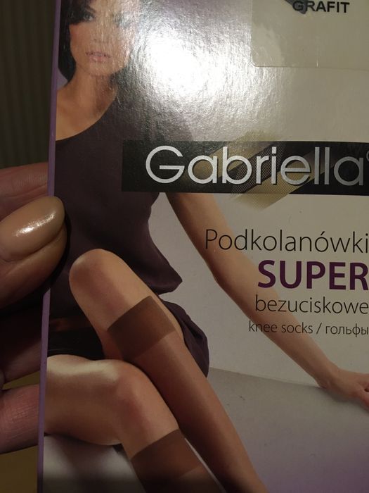 Podkolanówki  bezuciskowe 2 pary