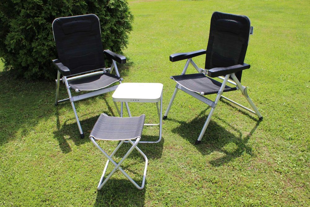 firmowe WESTFIELD OUTDOORS krzesła kempingowe składane  KPL ALU dbane