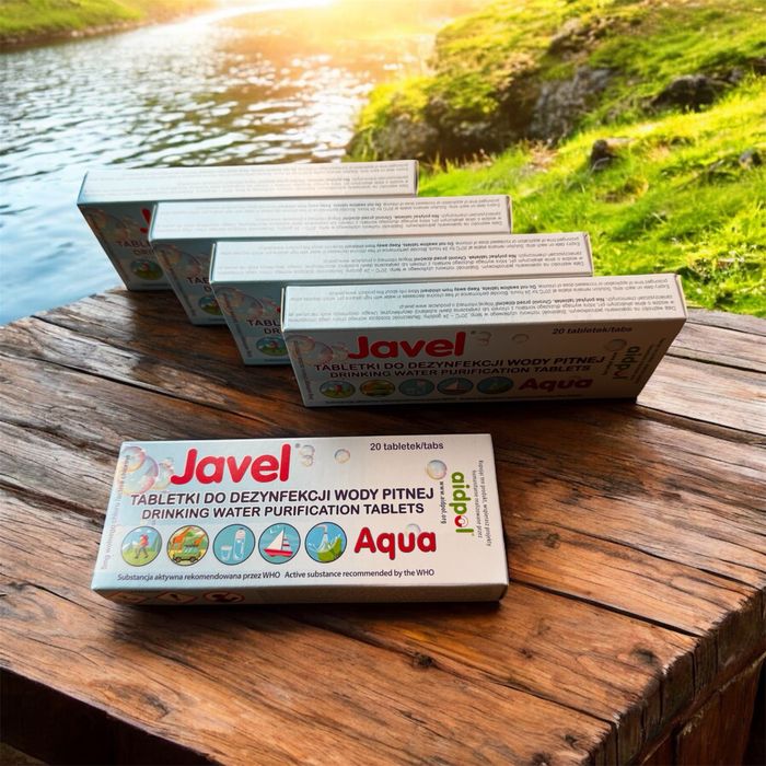 Javel Aqua - tabletki do uzdatniania wody - 100 sztuk