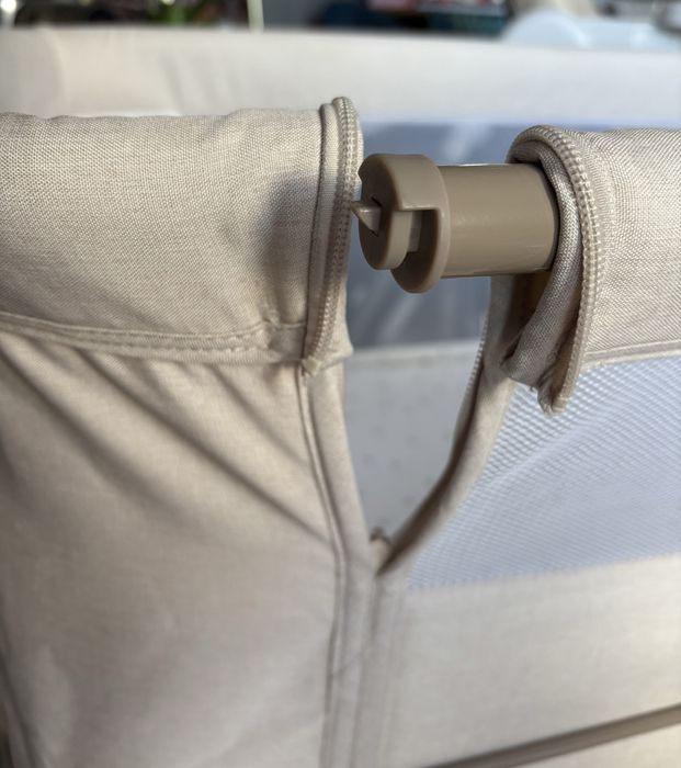 Łóżeczko dostawka Carrello Luna Silk Beige