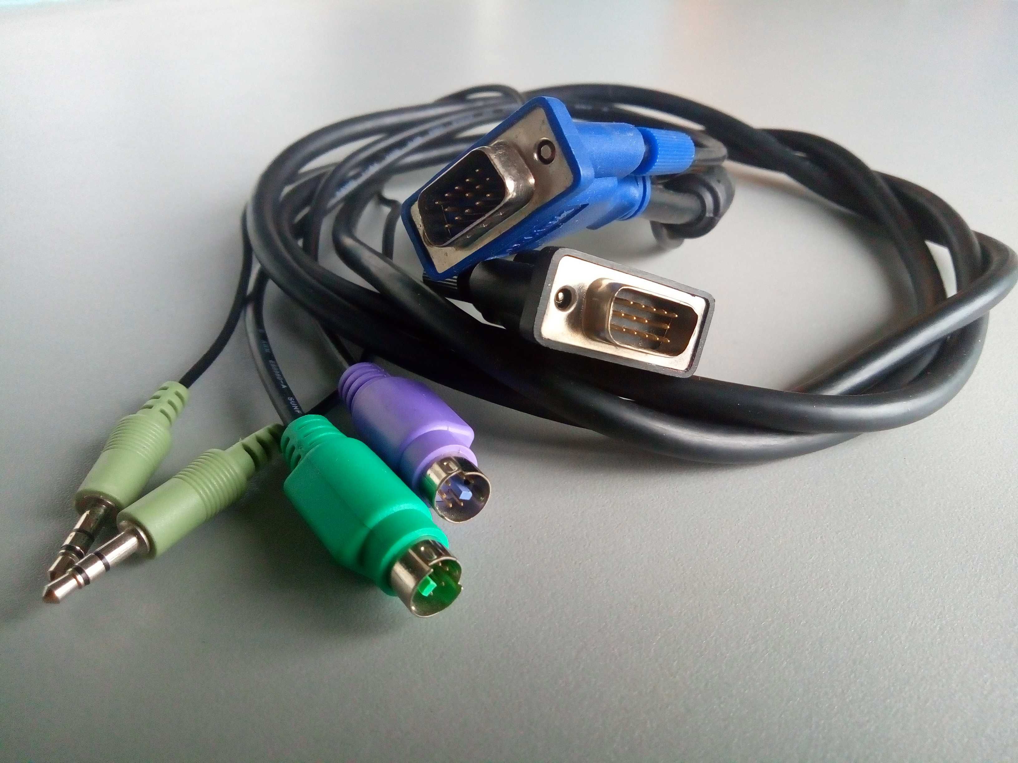 Кабель для переключателя/коммутатора D-Link KVM-121 с аудио