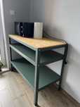 Regał/stołek roboczy IKEA BROR, 110×55×88 cm – stan bardzo dobry