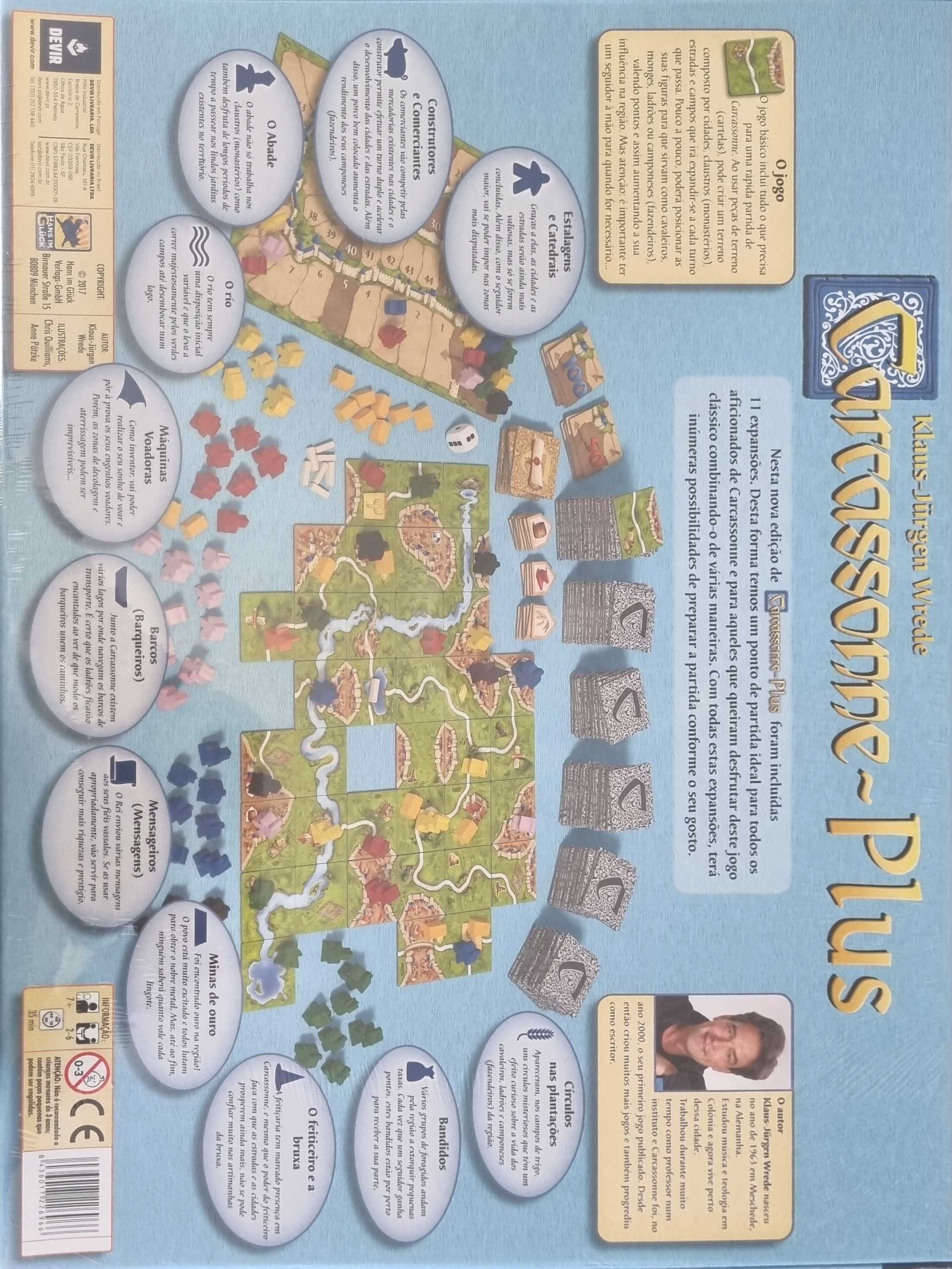 Carcassonne Plus- Pacote com 11 expansões