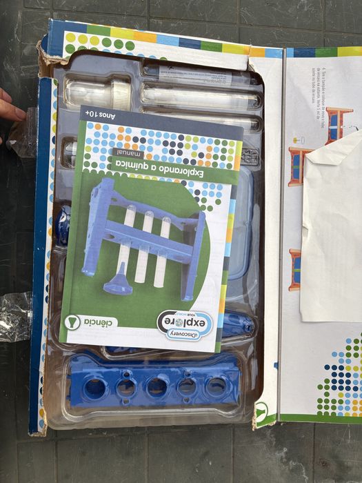 Kit de ciência para criança