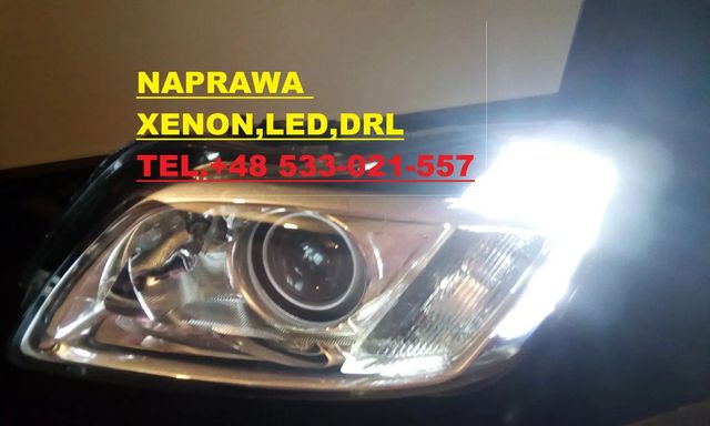 Regeneracja Naprawa lamp reflektorow  Led Xenon   INSIGNIA ASTRA AUDI BMW