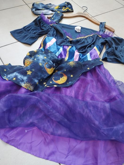 Kostium strój roz.S/M Wróżbitka Tarocistka Cyganka halloween karnawał