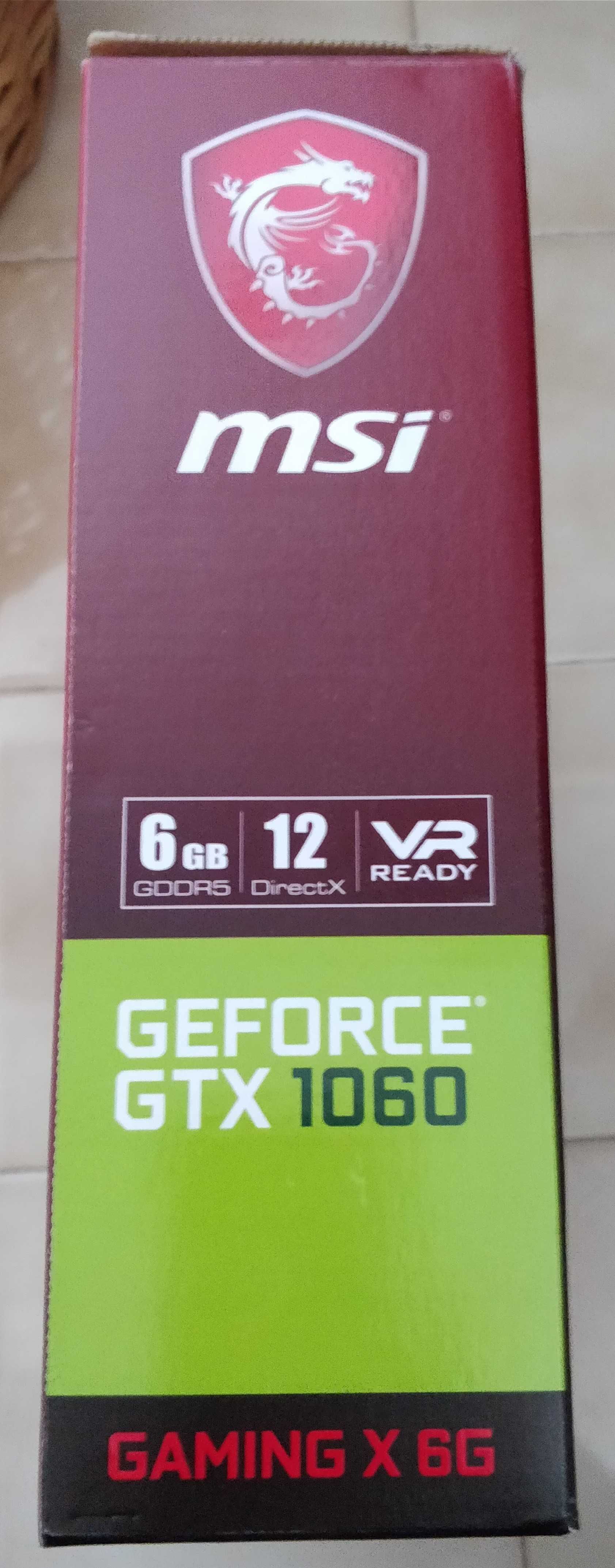 Vendo Placa Gráfica MSI Geoforce RTX 1060 6 GB