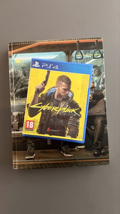 Cyberpunk 2077 PS4 + Kolekcjonerski Poradnik + mapa + dodatki