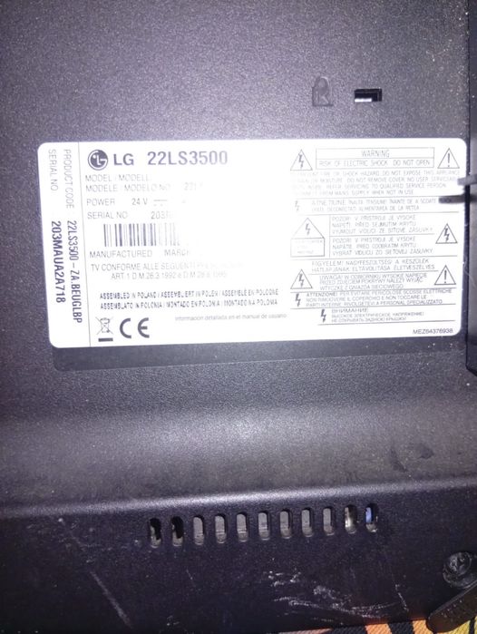 Televisão para venda com suporte de parede