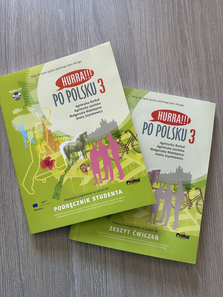 Podrecznik i zestaw ćwiczeń - Hurra! Po polsku 3, poziom B1