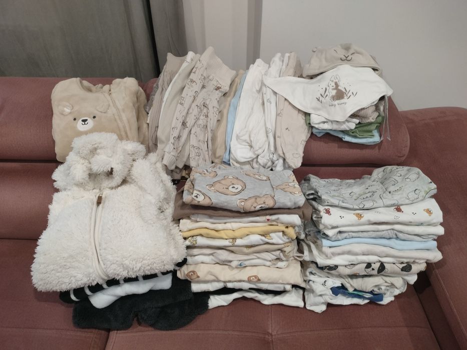 Paka ubrań niemowlak rozmiar  56-68