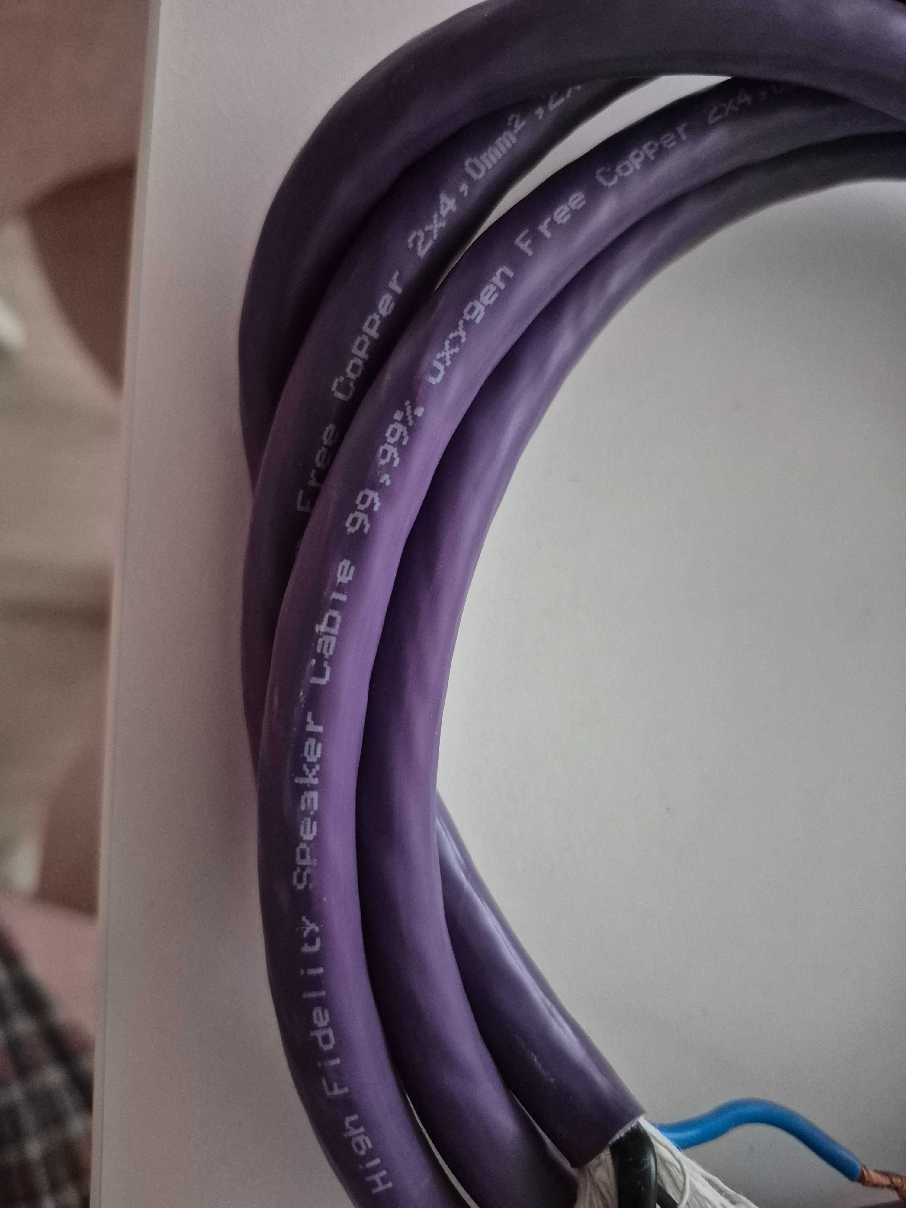 Melodika MDBW41515 Kabel głośnikowy bi-wiring OFC klasy 4N 2M - 2szt