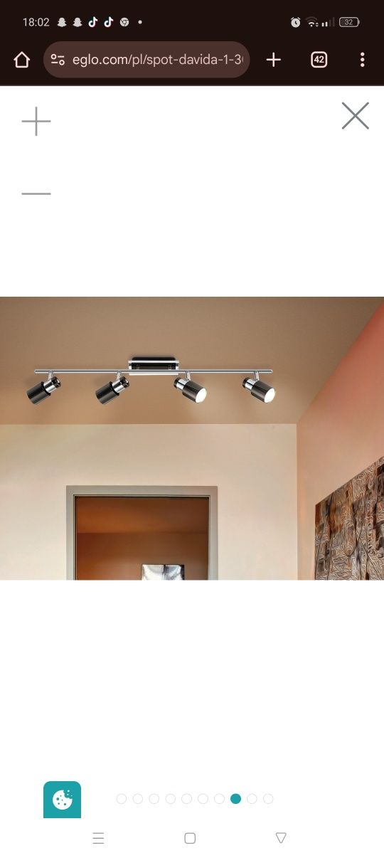 Lampa sufitowa DAVIDA 1 Eglo