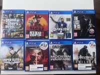 Gry na ps4 Gta 5, Fifa 23, Red Dead 2, Crysis, Call of Duty, Tekken 7