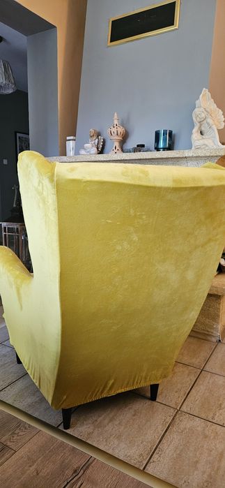 Pokrowiec na fotel uszak Strandmon IKEA