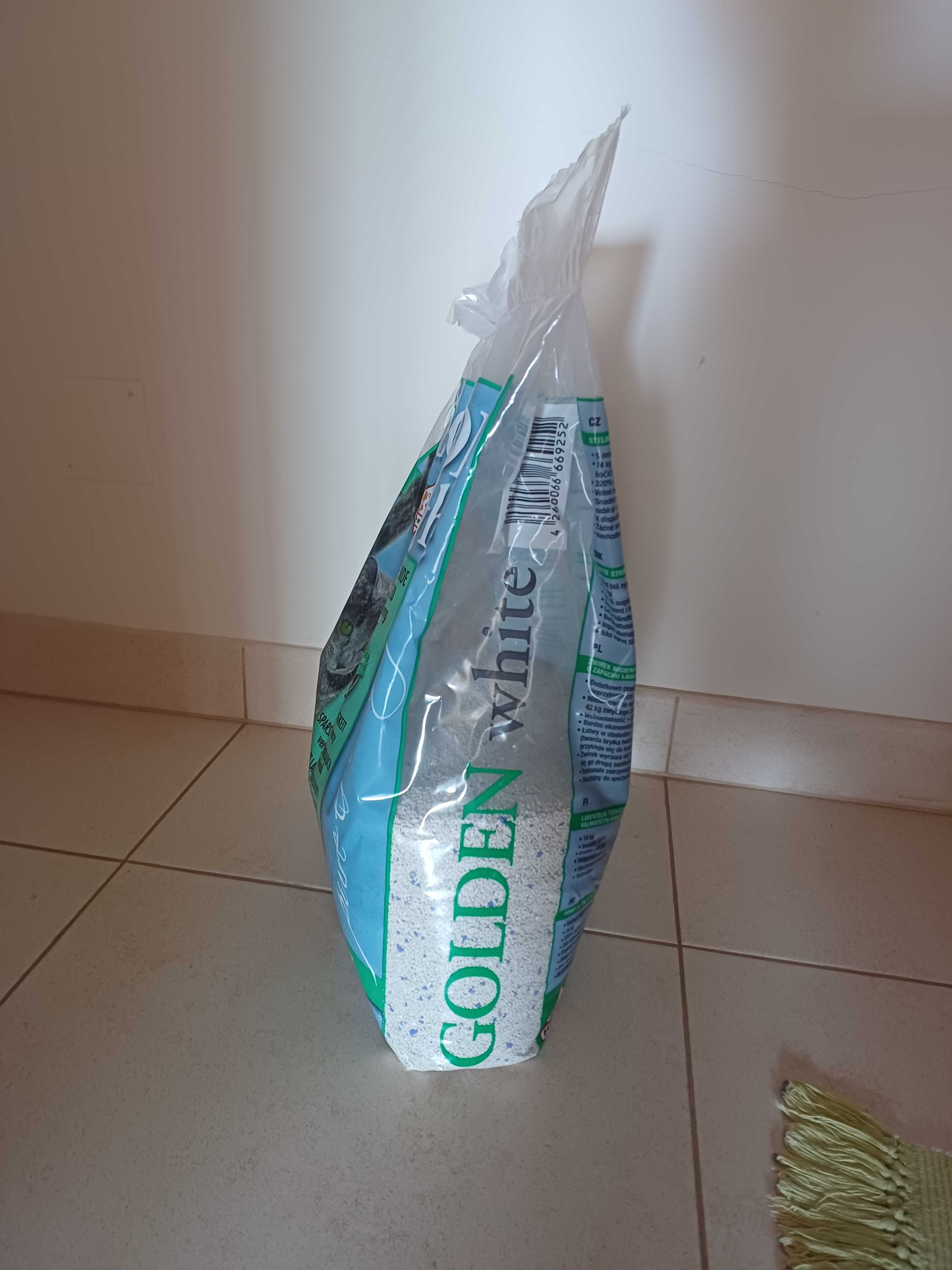 Areia para gato-Golden Whyte-Lavanda 14kg+10kg