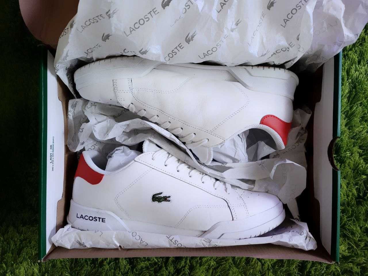 Lacoste кросівки чоловічі Twin Serve 
білі 42