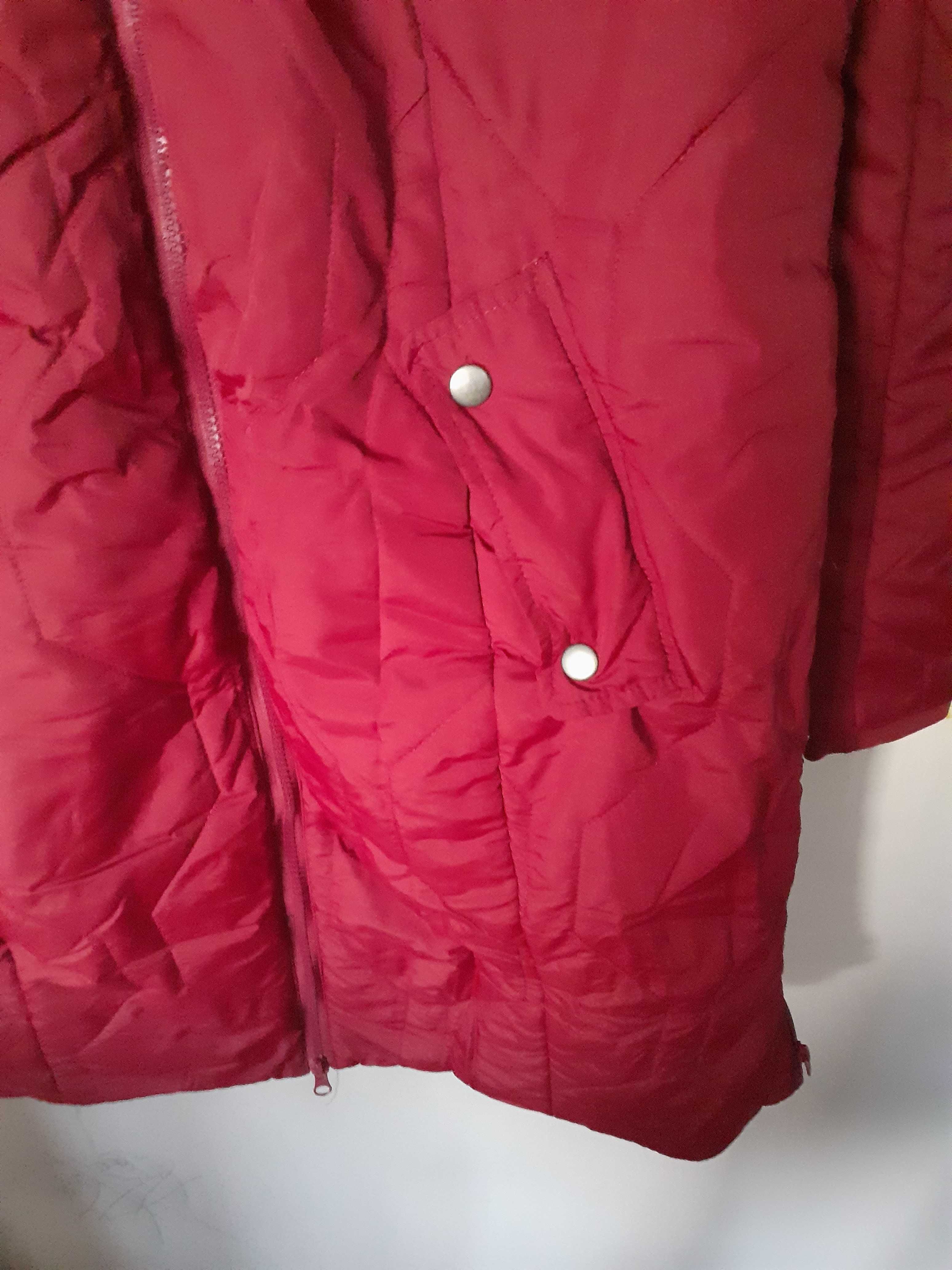 Wiosenna kurtka ciążowa płaszcz z panelem na nosidełko nowa 40 L