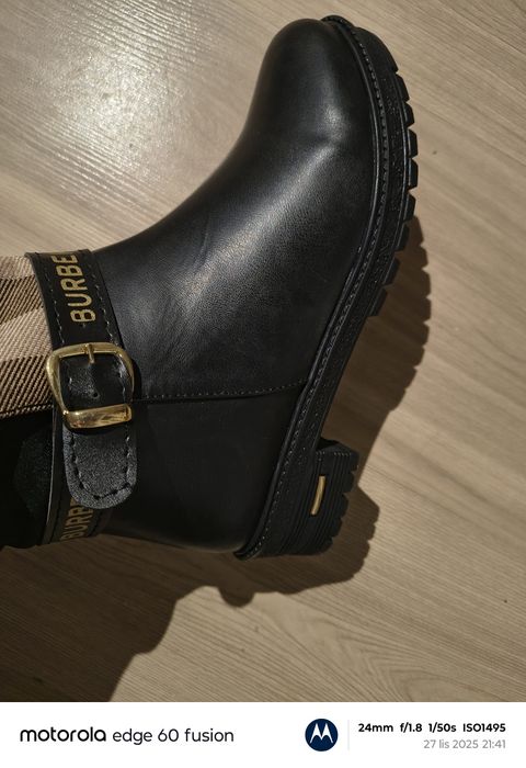 Kozaki damskie BURBERRY