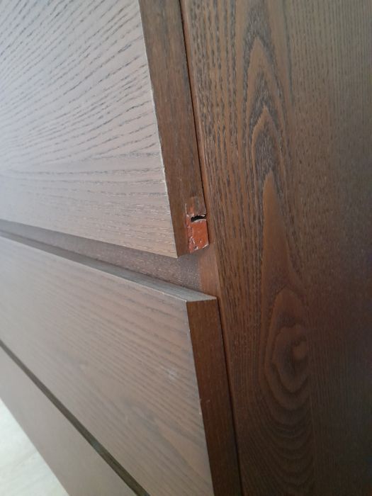 Comoda Malm Ikea Preto-Castanho