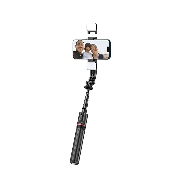 Selfie stick Tech-Protect L05S Bluetooth z tripodem do 105cm z lampą L