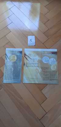 folder do monety Zygmunt III Waza z 1998 roku wersja Polska i Angielsk