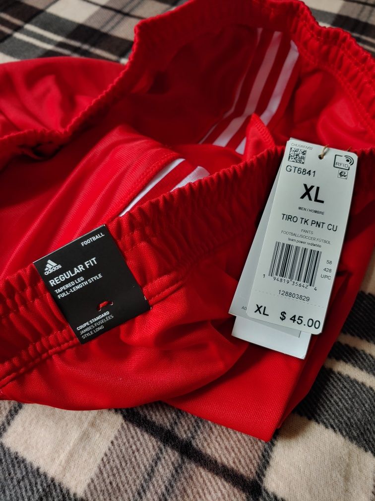 Спортивные штаны Adidas Tiro Red Xl Primegreen оригинал новые