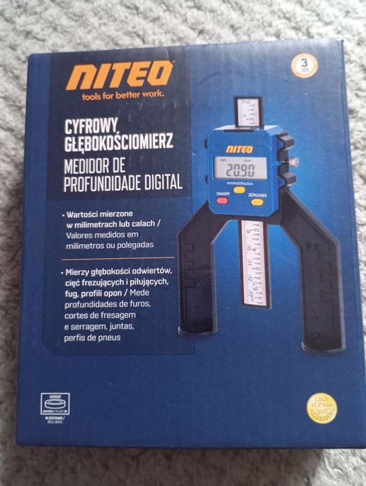 Nowy cyfrowy głębokościomierz niteo