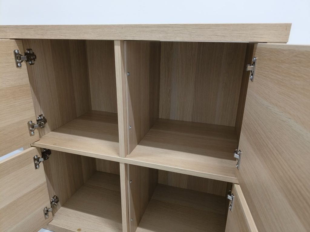 Regał półka Kallax Ikea + wkłady z drzwiczkami