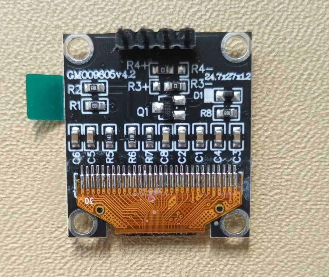 SSD1306 монохромный OLED дисплей диагональ 0,96" разрешение 128х64 I2C