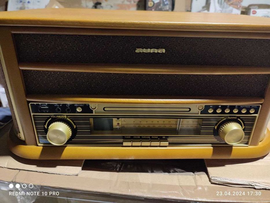 Виниловый проигрыватель вініловий програвач ретро  Auna Belle Epoque