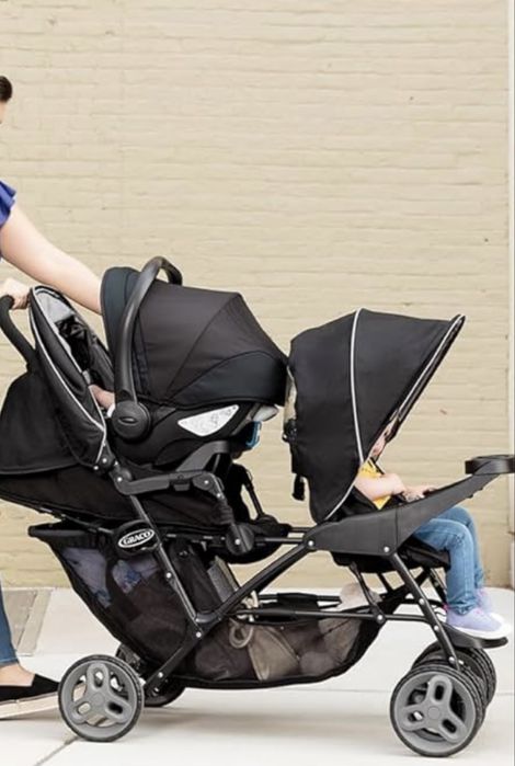 Carrinho de bebé duplo ( graco )