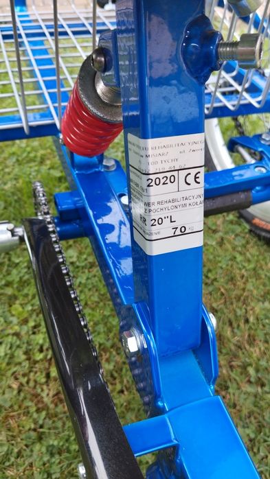 Rower Misiarz rehabilitacyjny trójkołowy  trzykołowy skladany koła 20