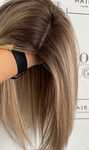 Toper 30 cm chłodny blond baleyage