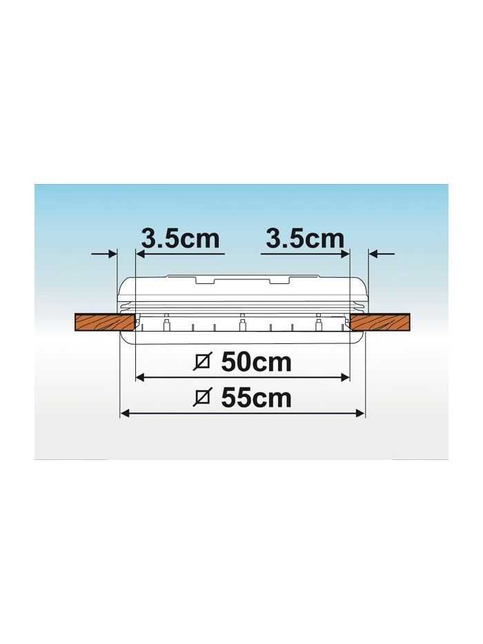 Clarabóia Fiamma Vent 50x50 Branca (Autocaravana / Campervan)