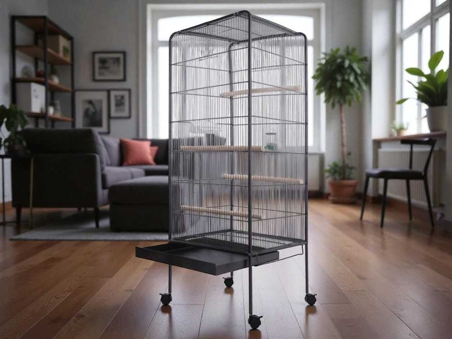 Klatka dla Papug i Ptaków Egzotycznych – Woliera Wysoka 146 cm [NOWA]